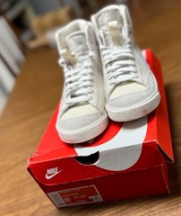 Nike Kids Blazer Mid ’77 D Size US: 6.5Y Summit White/White-Phantom DQ6084 100
