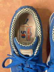 Puma Cookie Monster Blue Sued Sesame Street 50 Kids Shoes US SIZE 3C