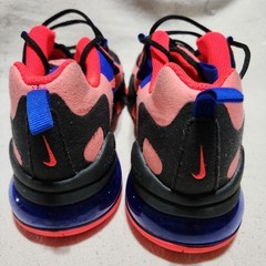 Size 6 – Nike Air Max 270 React Low Black Crimson Blue