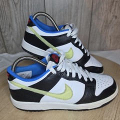Nike Dunk Low Signal Blue Lemon Twist Youth Size 6.5Y Shoes DQ0977-100
