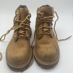 Timberland Wheat Tan Suede Classic Premium Boot – Toddler Kid Size 10