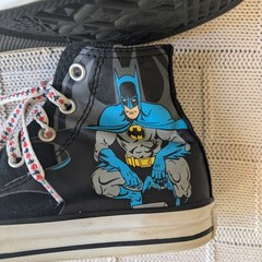 Converse All Star Batman vs Joker DC Comics High Top Kids Shoes Size US 13 Youth
