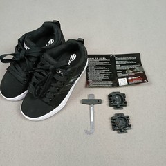 Heelys Racer 20 Size 13C HE100763 with Box Tools Covers & Instructions Black