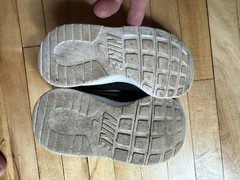Nike Tanjun Kids Running Shoe Black/White/White Size 10