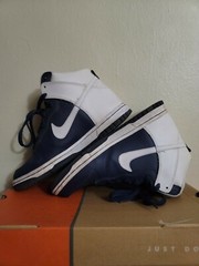 Nike Dunk High GS Midnight Navy / White Size 4.5 Y