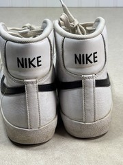 Nike Blazer Mid DA4086-100 White Black Grey High Top Kids Sneakers 6.5Y Leather