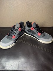 Jordan Air Jordan 4 Retro GS Dark Grey Infrared 23 Black Suede 3Y