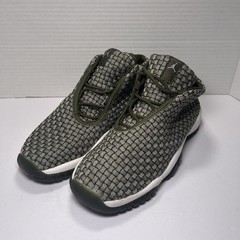 Kids Air Jordan Future BG Olive Canvas (656504-305) Size 6Y Used