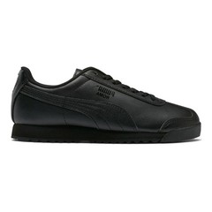 PUMA Roma Basic Lace Up Youth Boys Black Sneakers Casual Shoes 35425912