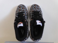 Nike Air Force 1 LV8 (Ps) Just Do It Logo Black-Orange Sz 12c [AT2976-001]