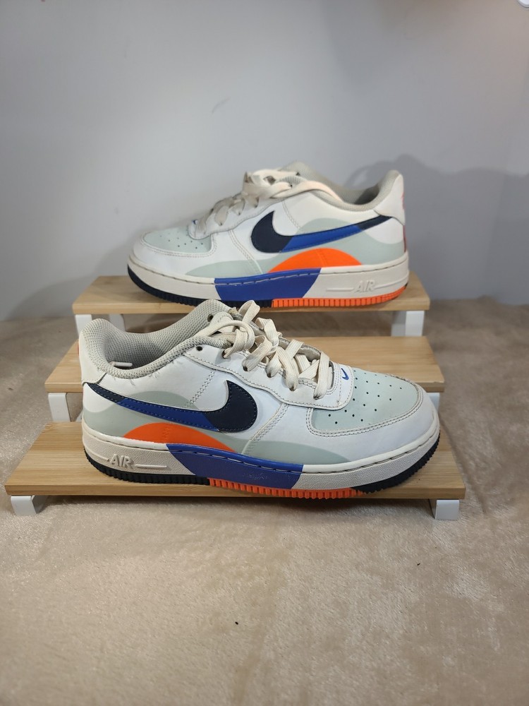 Nike Youth Air Force 1 Low LV8 Upside Down AF1 Sz 5Y New FN4730-002