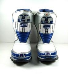 Star Wars R2D2 Light Up Kid Snow Winter Boots Child Robot Toddler Size 8