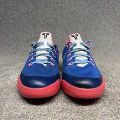 Nike Kobe IX 9 EM Blue Hyper Pink Cobalt Shoes Sneaker Youth Size 7Y Women 8.5