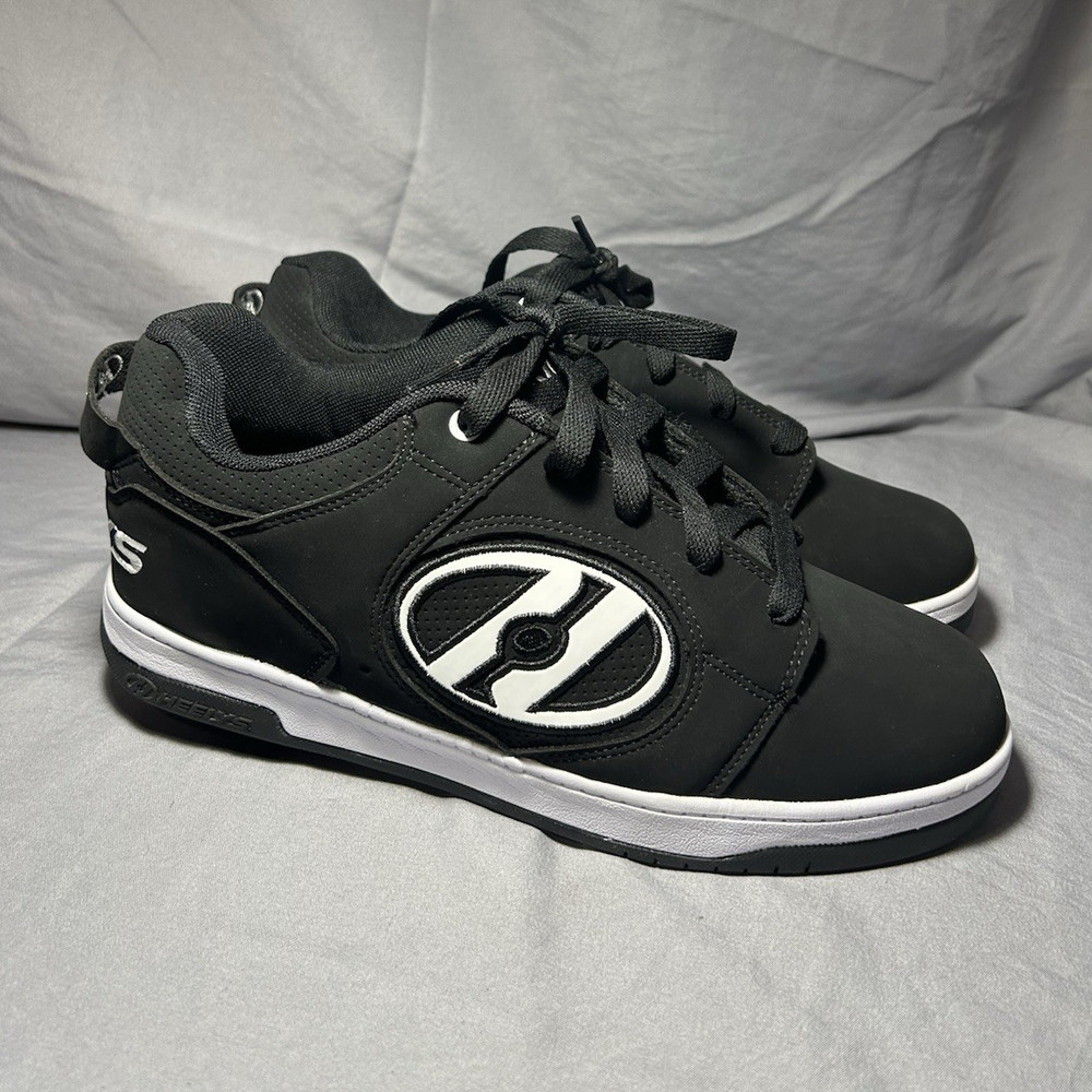 Heelys Voyager Wheeled Low Top Sneakers Black/White US 10 UK 9 EU 43