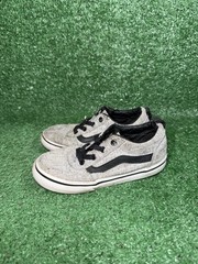 Vans Classic Old Skool Toddler Size 10C Grey White Walking Shoes Casual Sneakers