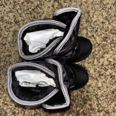 Kamik Snowbug 6 Black Size 8 Kids Snow Boots New