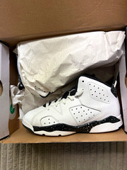 Jordan Air Jordan 6 Retro (PS) Kids Sneaker 13C White/Black High Top Leather