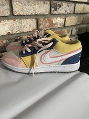Size 4.5 (GS) – Jordan 1 SE Low Multi-Color Canvas
