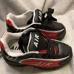 Air Wave Size 2 Wheel Roller Shoes, Black and Red, New In Box