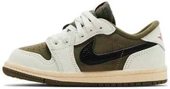 Travis Scott x Air Jordan 1 Low OG SP Medium Olive (TD)DO5441-200 5C-10C