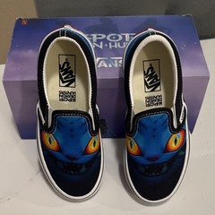 VANS Classic Slip-On K-pop demon hunter Derpy Kids Shoes Size 11.5