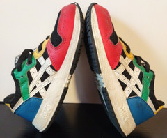 ASICS Kid’s 1204A056 LYTE CLASSIC PS Sportstyle Shoes Red Yellow Green Blue K10