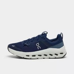 Big Kids‘ On Cloudleap Stretch Lace Running Shoes – Navy/White – 4Y (5.5 Women)
