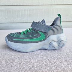 Nike Giannis Immortality 4 Sneaker KC 12C Hook & Loop Grey Green FZ6733-002