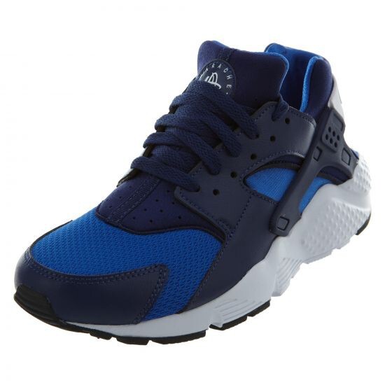NWOB NIKE HUARACHE RUN GS BLUE VOID 654275-415 YOUTH 5 WOMENS 6.5