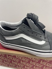 Vans Old Skool Pewter with Ghosted Flame Youth Shoes (choose size) New