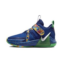 Nike Lebron 7 Low top Childrens Basketball Shoes Blue Children Aged 3 DQ8647-400