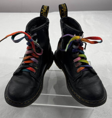 Dr. Martens 1460 Pascal Rainbow Stitch Boots – Kids Size 2