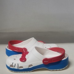 Crocs x Hello Kitty Classic Clog White/Red/Blue Kids Size 6M