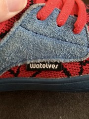 Watelves Kids Barefoot Shoes Spider Web Red Blue Wide Toe Zero Drop Sneakers