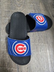Chicago Cubs Youth Big logo Slide,Sandal