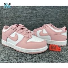 Nike Dunk Low White Pink PS PRESCHOOL Glaze-Pomegranate Shoes HV0930-100