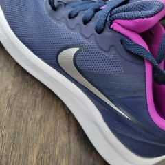 Nike Star Runner 3 GS Midnight Navy/ Metallic Silver DA2776 404 Sz 6Y New