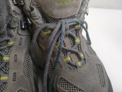 VASQUE 7213 M Ultra Dry Gray Leather Hiking Trail Outdoor Boots Youth 5