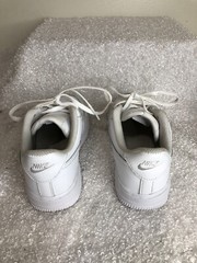 Nike Air Force 1 AF1 Low Triple White 314193-117 Kids Size 13C