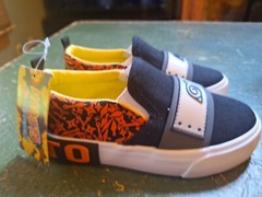naruto shippuden youth size 12 slip on shoes,kids Size 12 Naruto Shoes