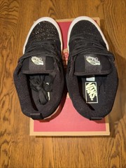 Size 4.5 Kids Vans Knu Skool Dazzled Black Glitter