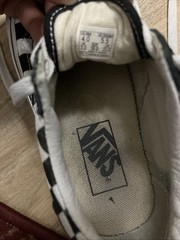Vans Old Skool Checkered Black/white Low Skate Women Size 5.5