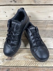Adidas NEO Label Black Stars & Numbers Size 4.5 Shoes Printed Insoles Sneakers