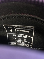 Perfect Storm Size 4 Kid Cloud High Stampede Purple / Multi