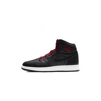 Jordan Retro 1 High ‚Black Gym Red‘ GS 575441-060 New Size 3.5Y