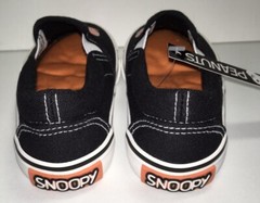 PEANUTS SNOOPY HALLOWEEN 🎃 Slip On TENNIS SHOES Toddler Size 7 Black New