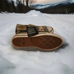 Converse All Star Camouflage Slip On Size 3 New With Replacement Box