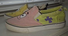 SpongeBob SquarePants Unisex Kids Slip-On Canvas Shoes Patrick Star Multicolor