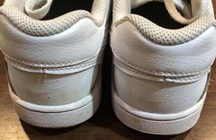 Nike Son Of Force Triple White Low Sneakers Size 5Y Womens 6.5 615153-109