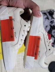 Off-White-Vulcanized Sneaker – Kids Beige/Red Size: EU 24 / US 7 Toddler Medium